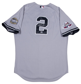 2009 Derek Jeter Game Used and Signed New York Yankees All Star Road Jersey (PSA/DNA & Steiner) 